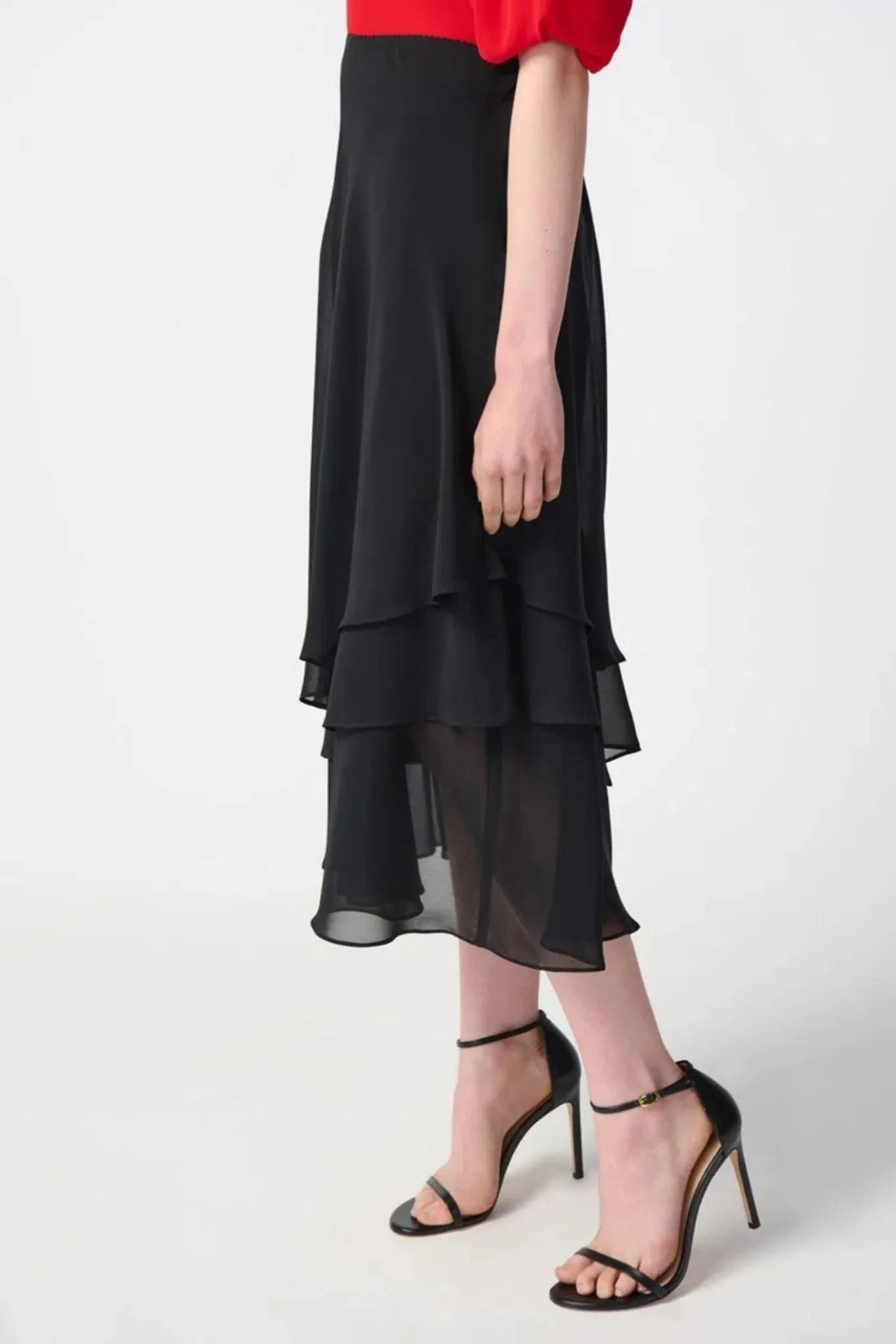 241232JR - LAYERED CHIFFON SKIRT