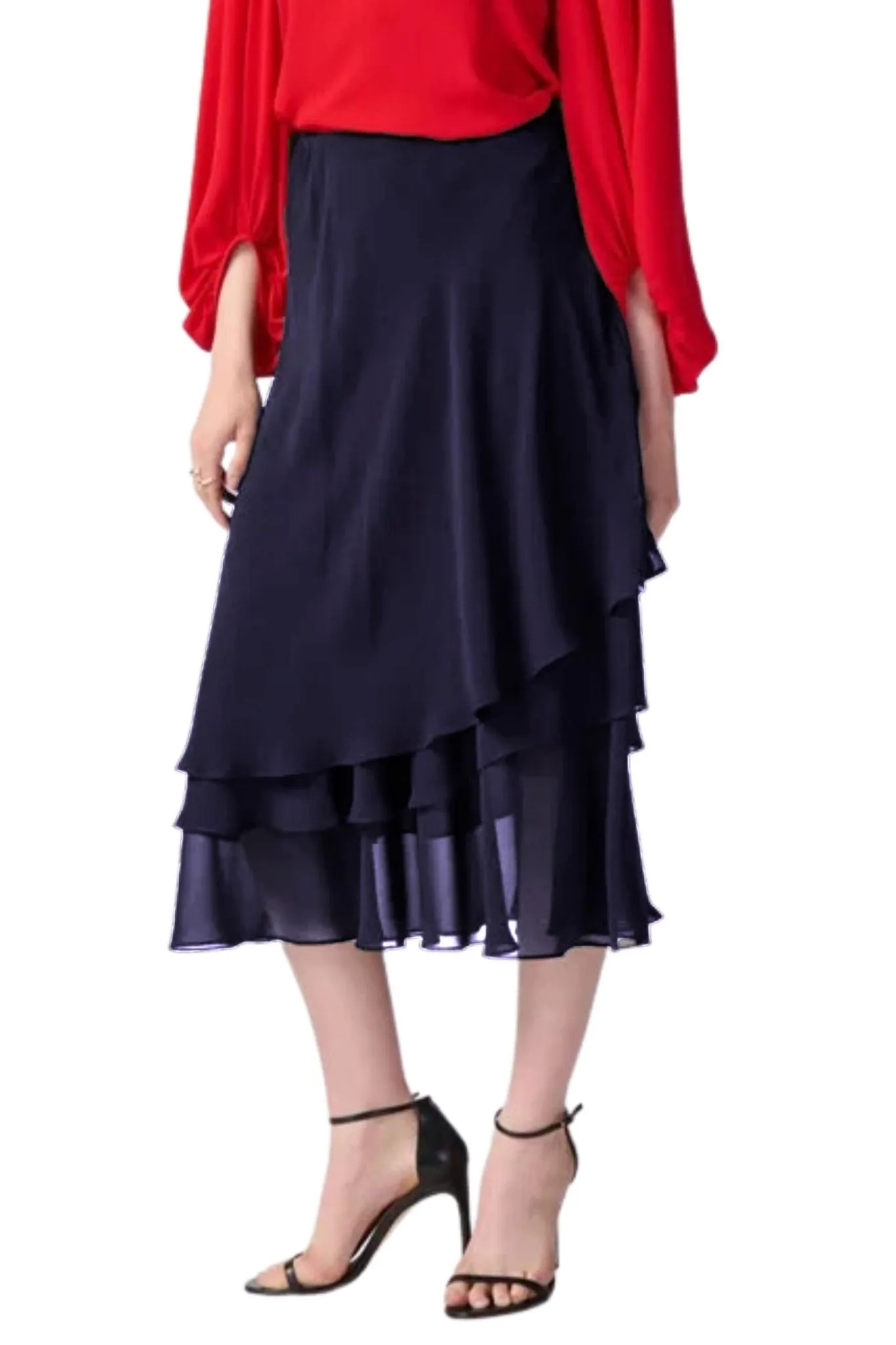 241232JR - LAYERED CHIFFON SKIRT