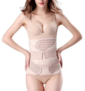 3 in 1 Postpartum Support Recovery Belly Wrap Waist/Pelvis Belt Body Shaper Postnatal Shapewear