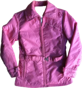 80s Spinnerin BubbleGum Pink Ski Coat   S