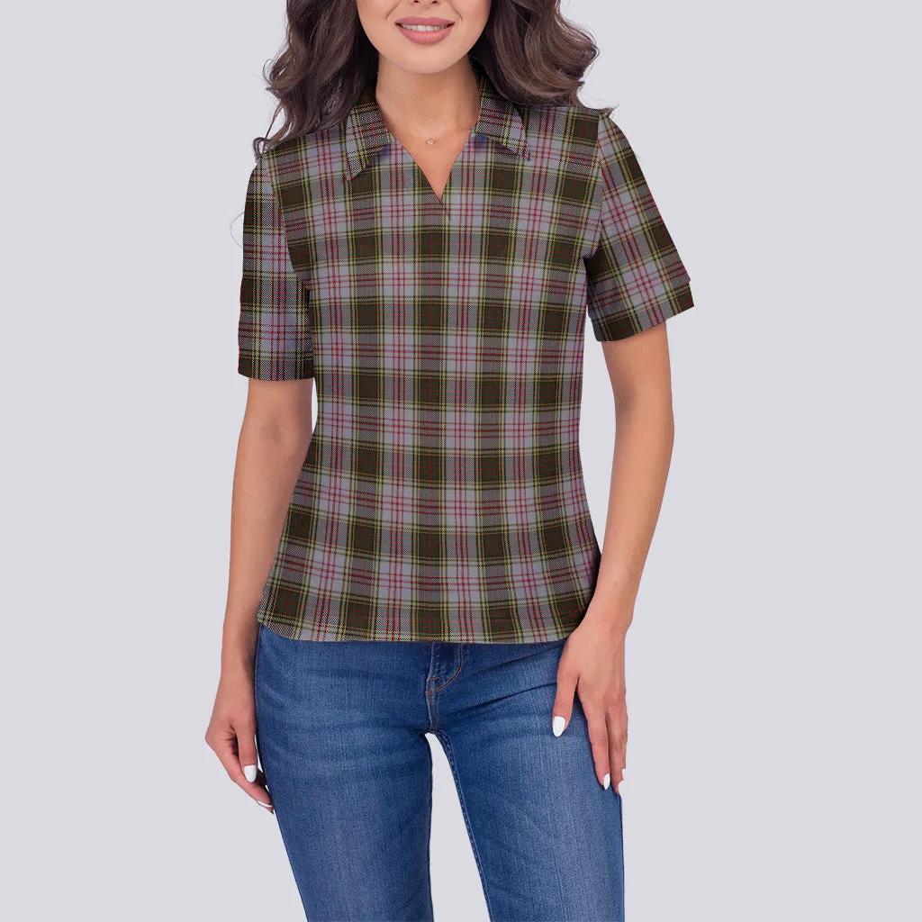 Anderson Dress Tartan Polo Shirt For Women