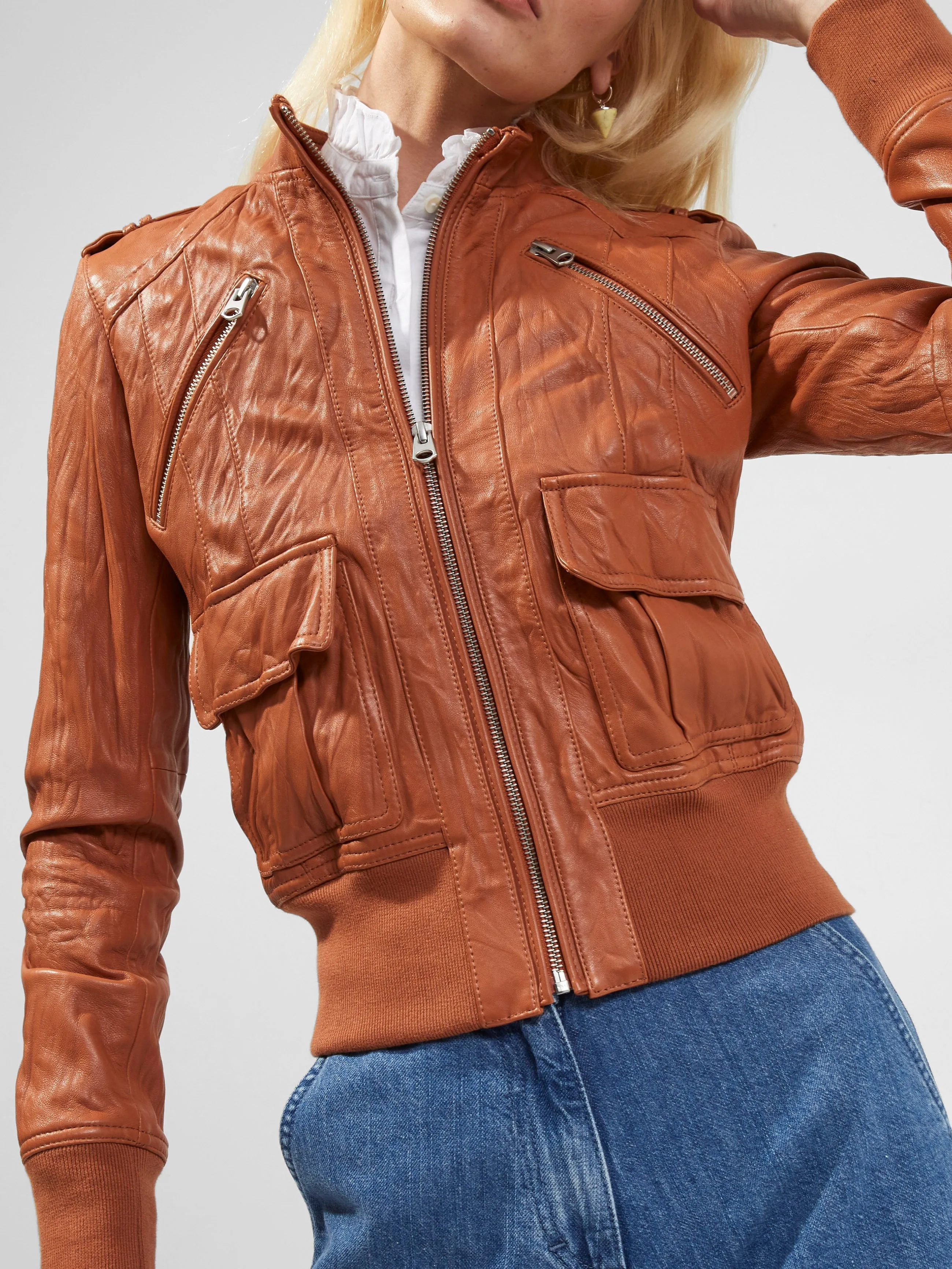 Arada Bleeker Leather Jacket