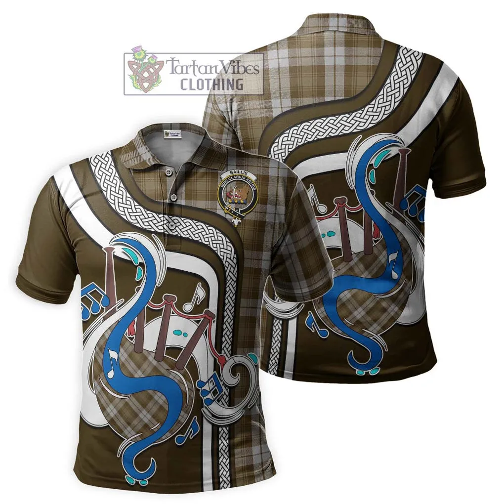 Baillie Dress Tartan Polo Shirt with Epic Bagpipe Style