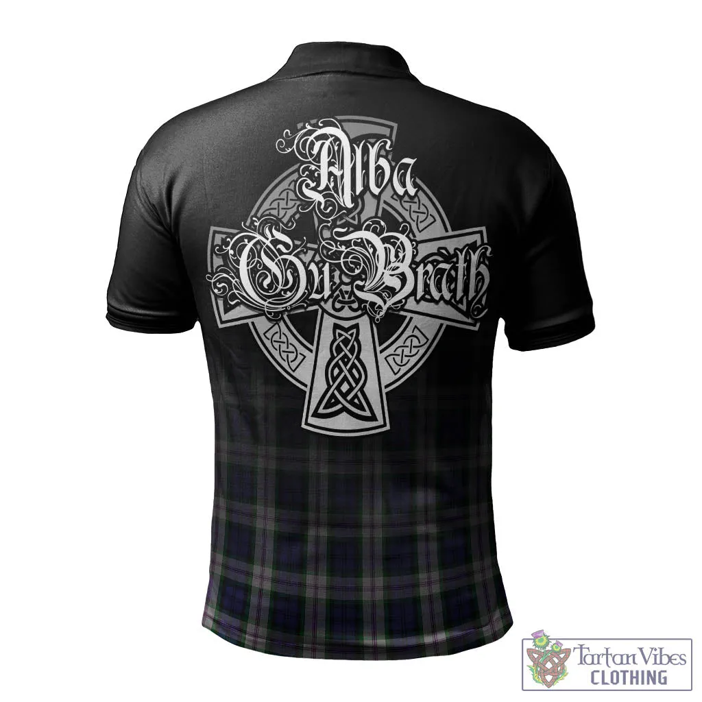 Baird Dress Tartan Polo Shirt Featuring Alba Gu Brath Family Crest Celtic Inspired