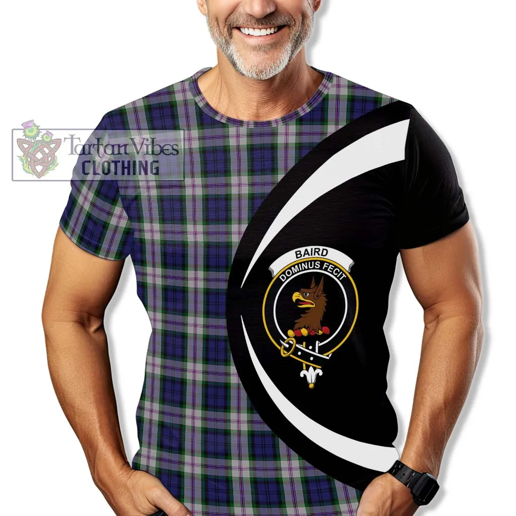 Baird Dress Tartan T-Shirt with Family Crest Circle Style