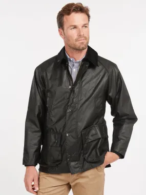 BARBOUR Bedale Wax Jacket - Mens - Black