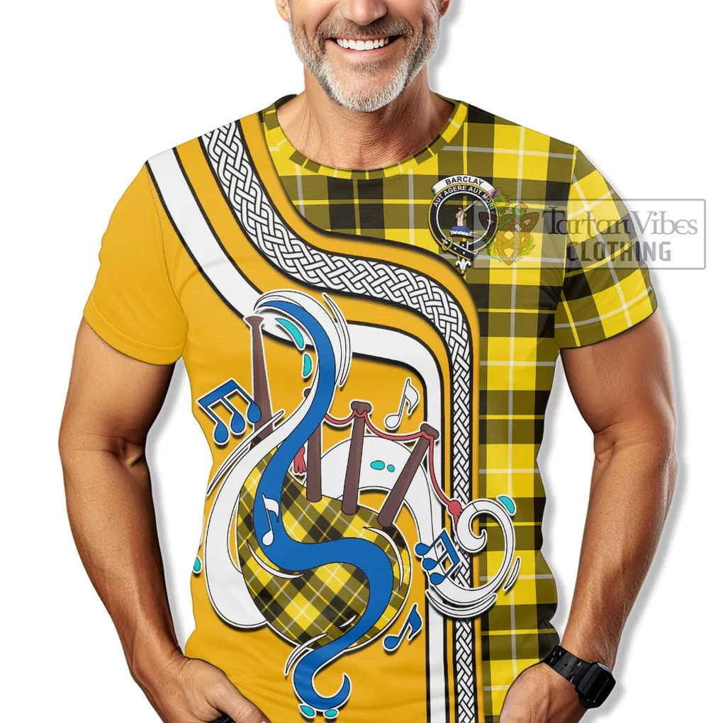 Barclay Dress Modern Tartan T-Shirt with Epic Bagpipe Style