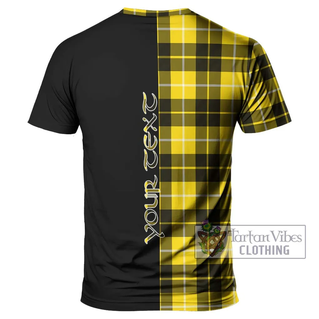 Barclay Dress Modern Tartan T-Shirt with Family Crest and Half Of Me Style