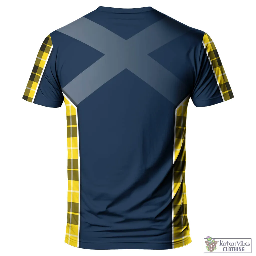 Barclay Dress Modern Tartan T-Shirt with Family Crest and Lion Rampant Vibes Sport Style