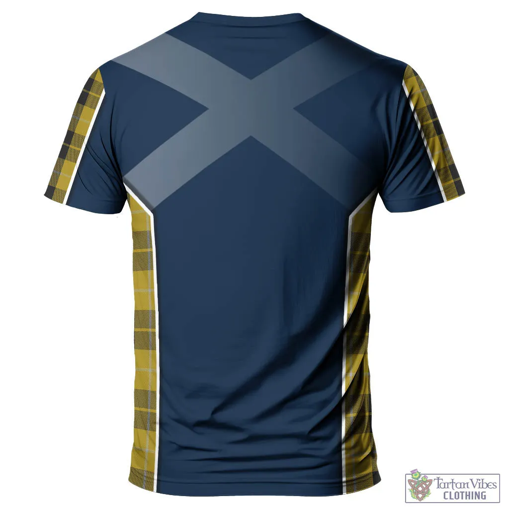 Barclay Dress Tartan T-Shirt with Family Crest and Lion Rampant Vibes Sport Style