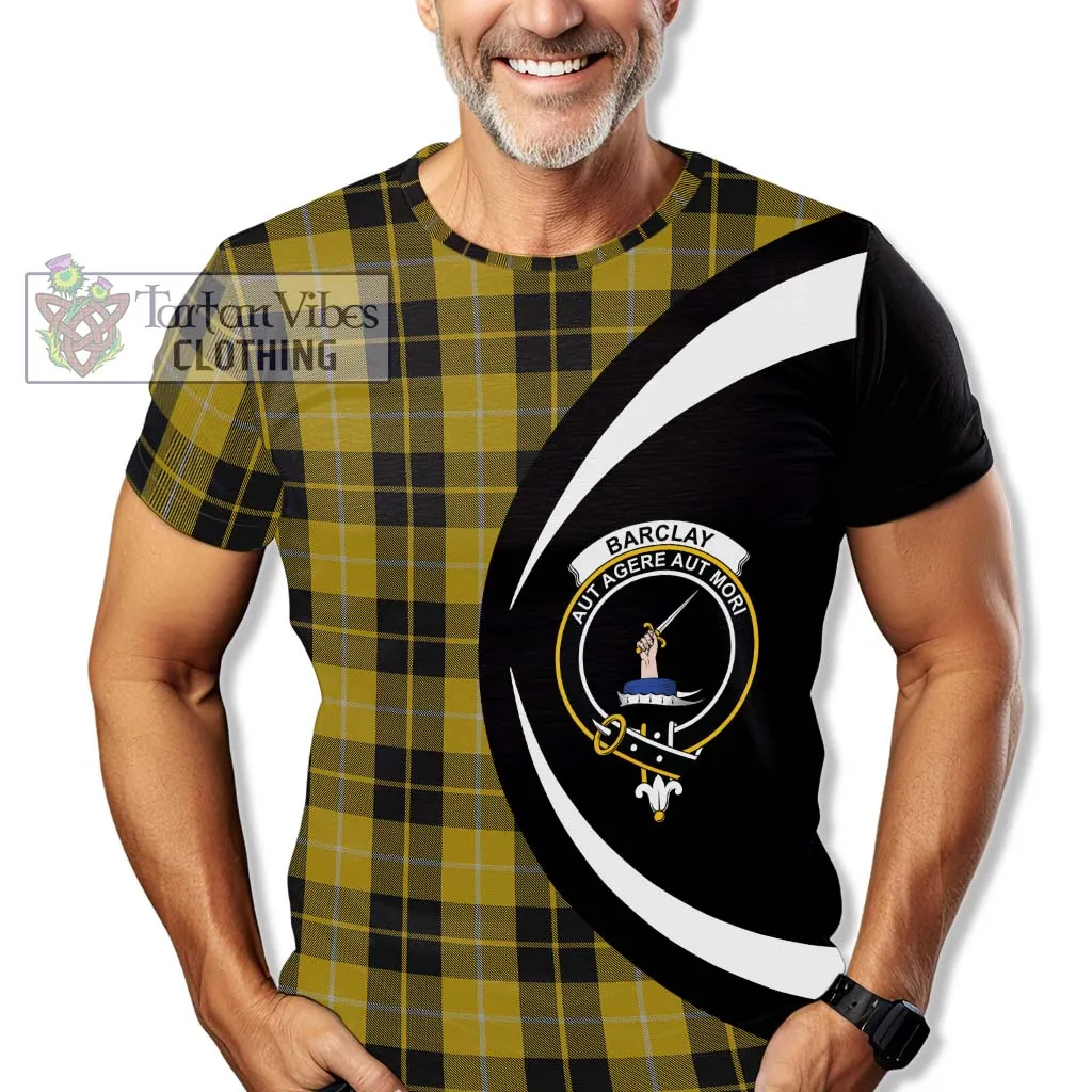 Barclay Dress Tartan T-Shirt with Family Crest Circle Style