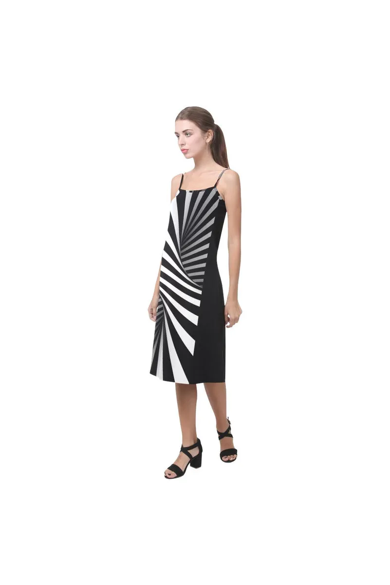 Black & White Illusion Alcestis Slip Dress (Model D05)