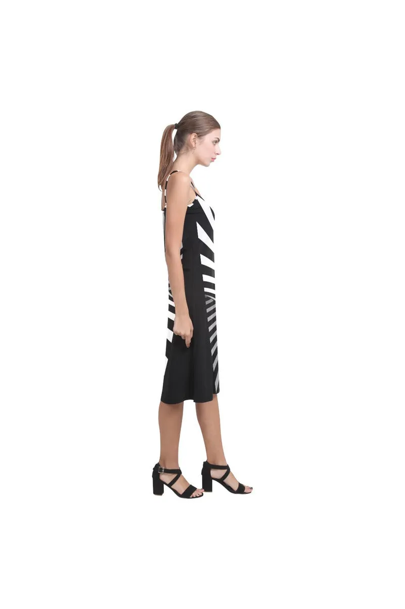 Black & White Illusion Alcestis Slip Dress (Model D05)