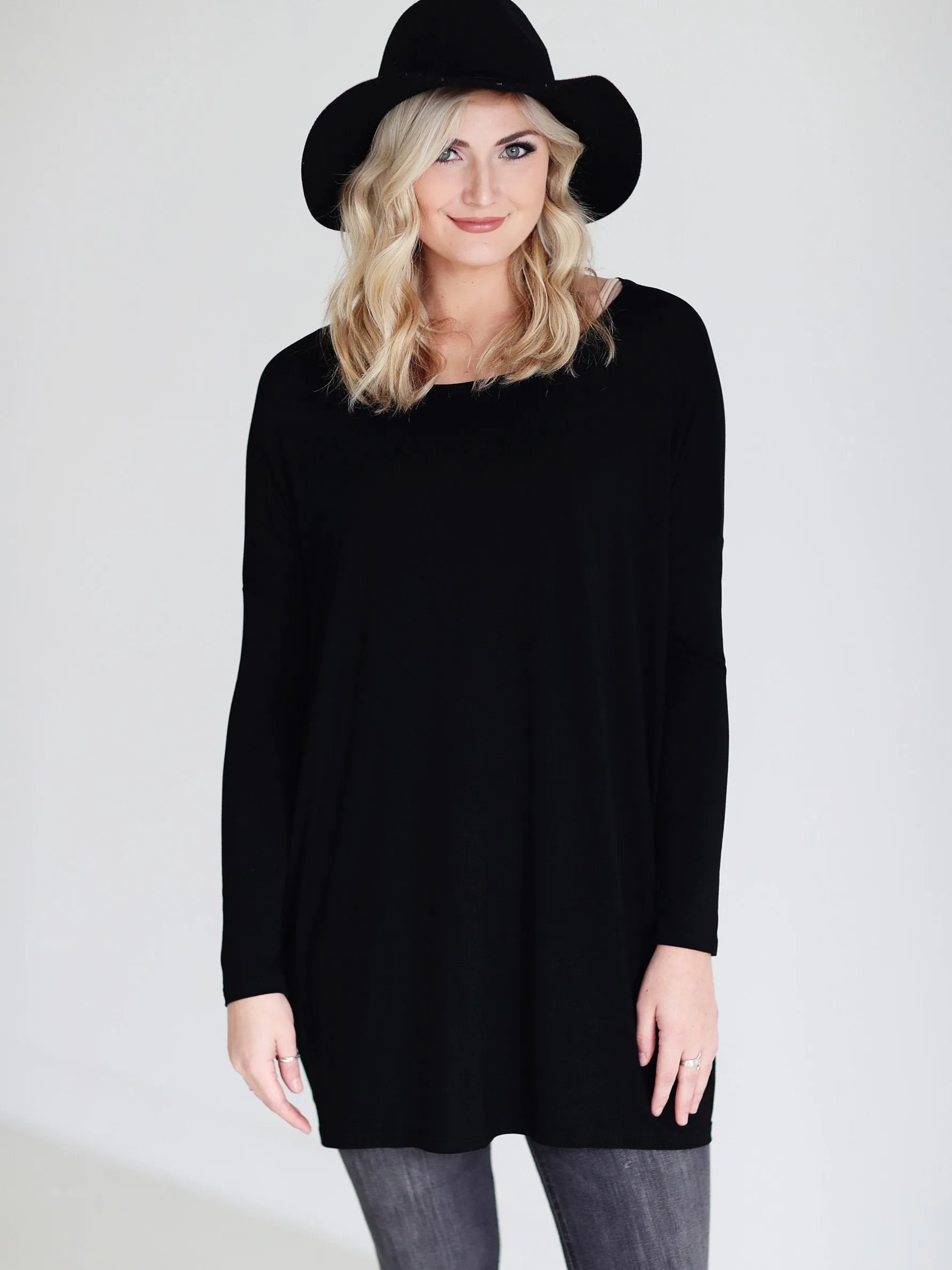 Black Long Sleeve Tunic