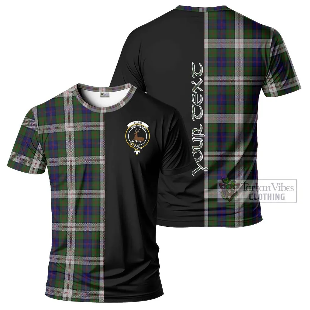 Blair Dress Tartan T-Shirt with Family Crest and Half Of Me Style