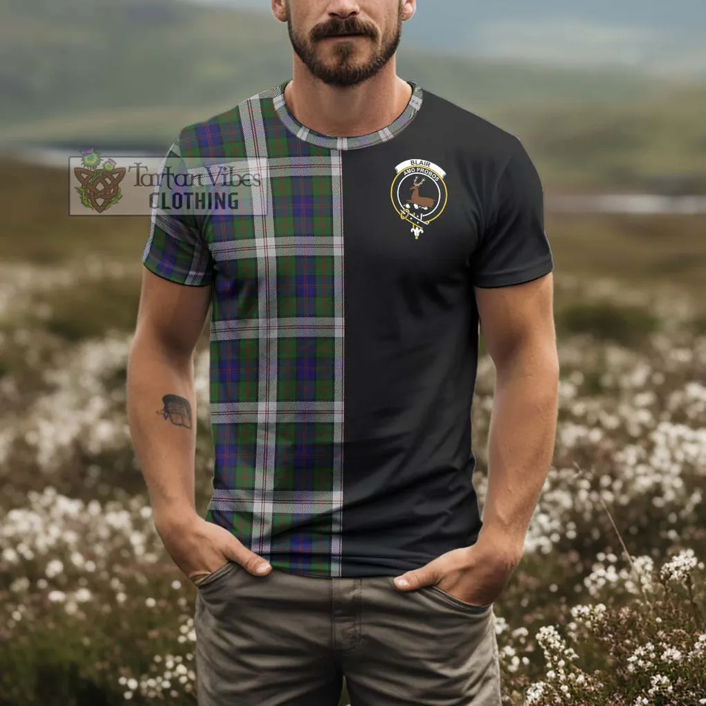 Blair Dress Tartan T-Shirt with Family Crest and Half Of Me Style