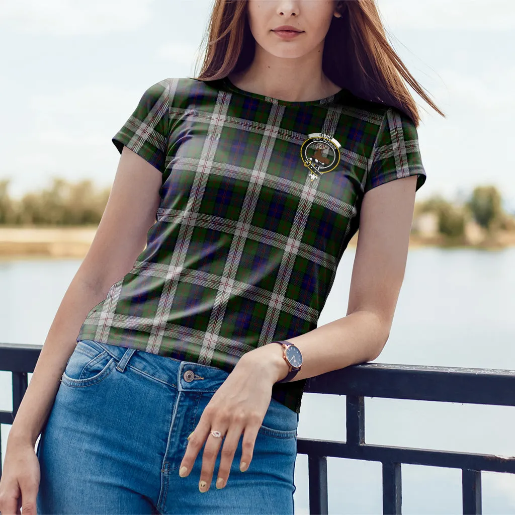 Blair Dress Tartan T-Shirt with Family Crest