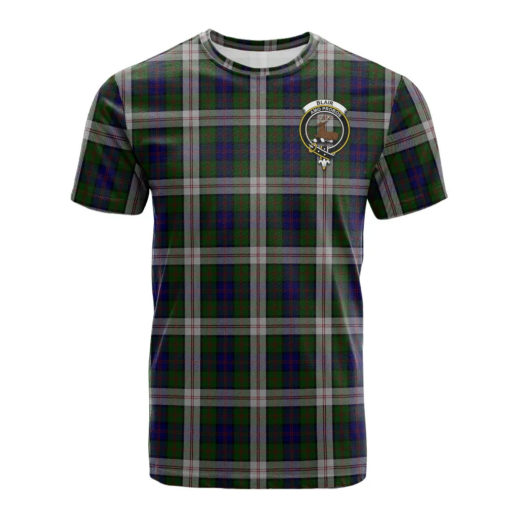 Blair Dress Tartan T-Shirt with Family Crest