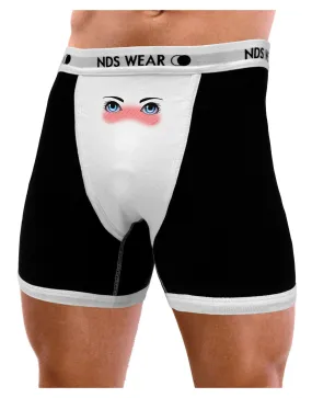 Blushing Anime Eyes Mens Boxer Brief Underwear