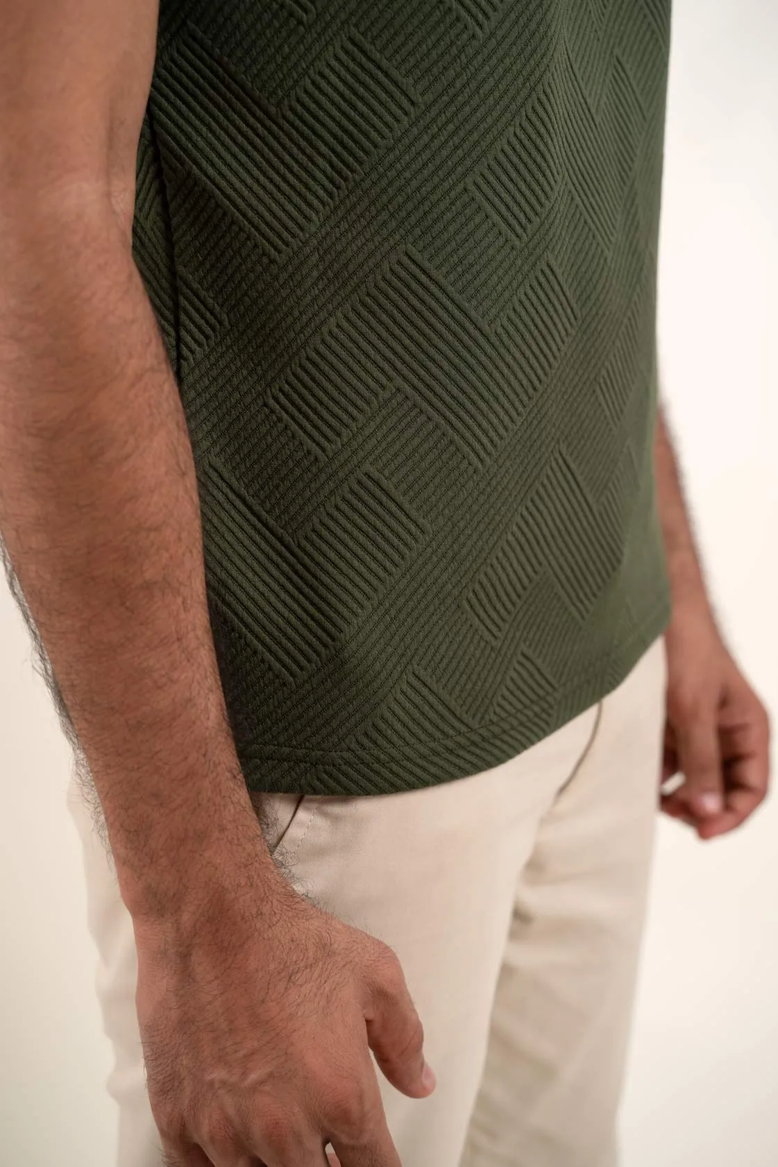 Boldman Green Polo Tshirt  For Men