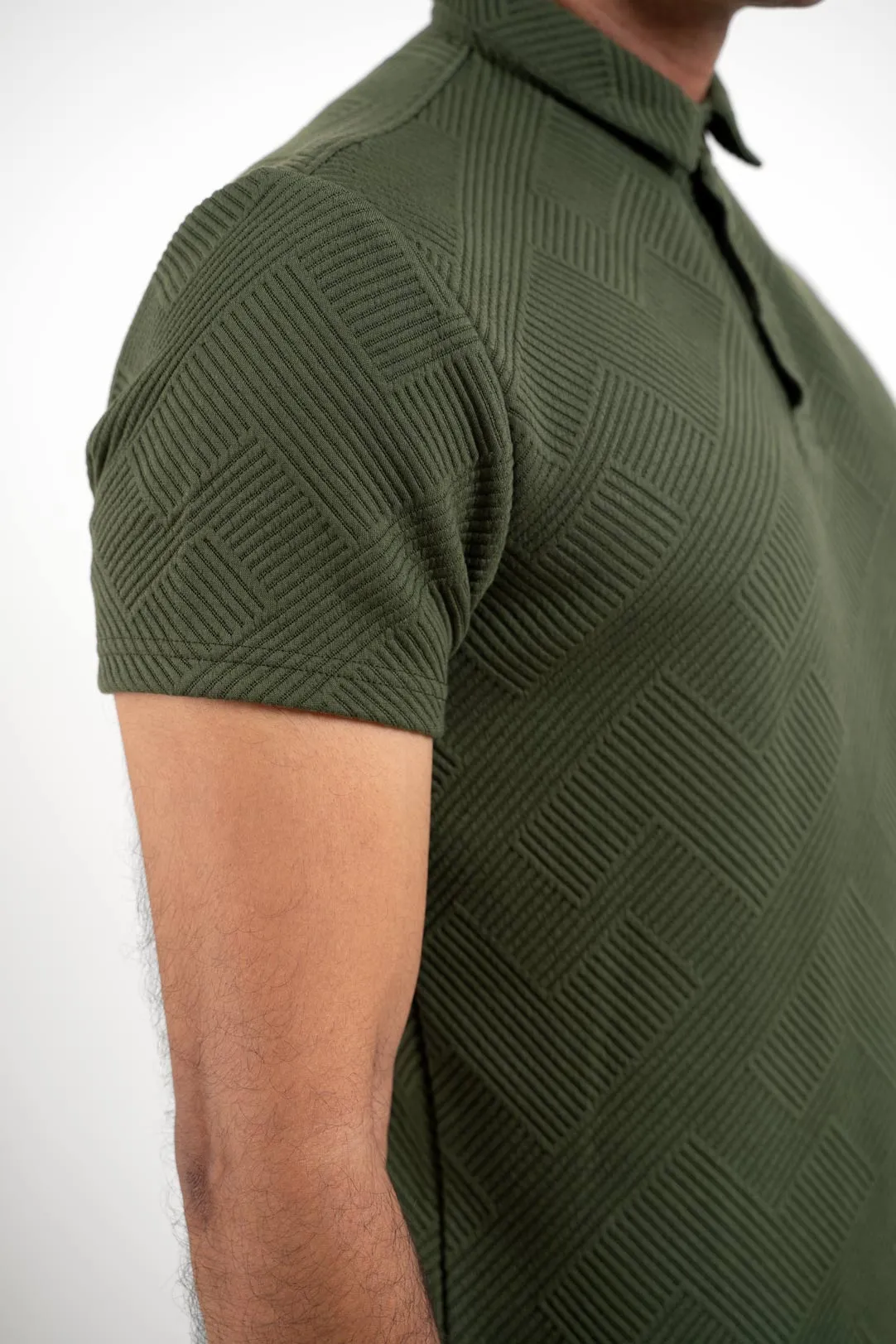 Boldman Green Polo Tshirt  For Men