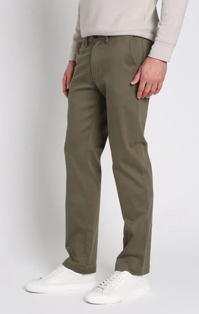 Bowie Straight Fit Tencel Twill Chino Pant