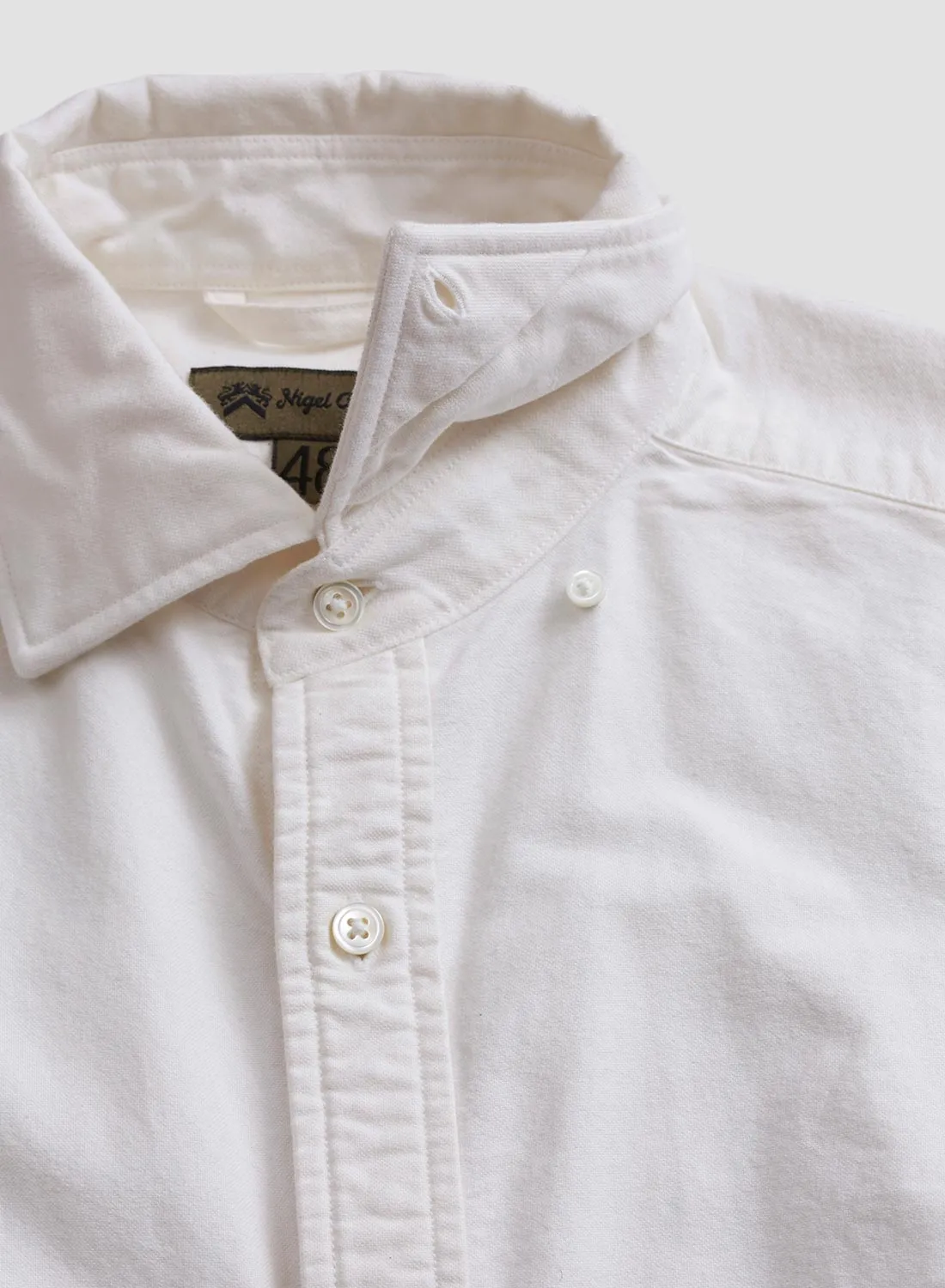 British Officers Shirt in White