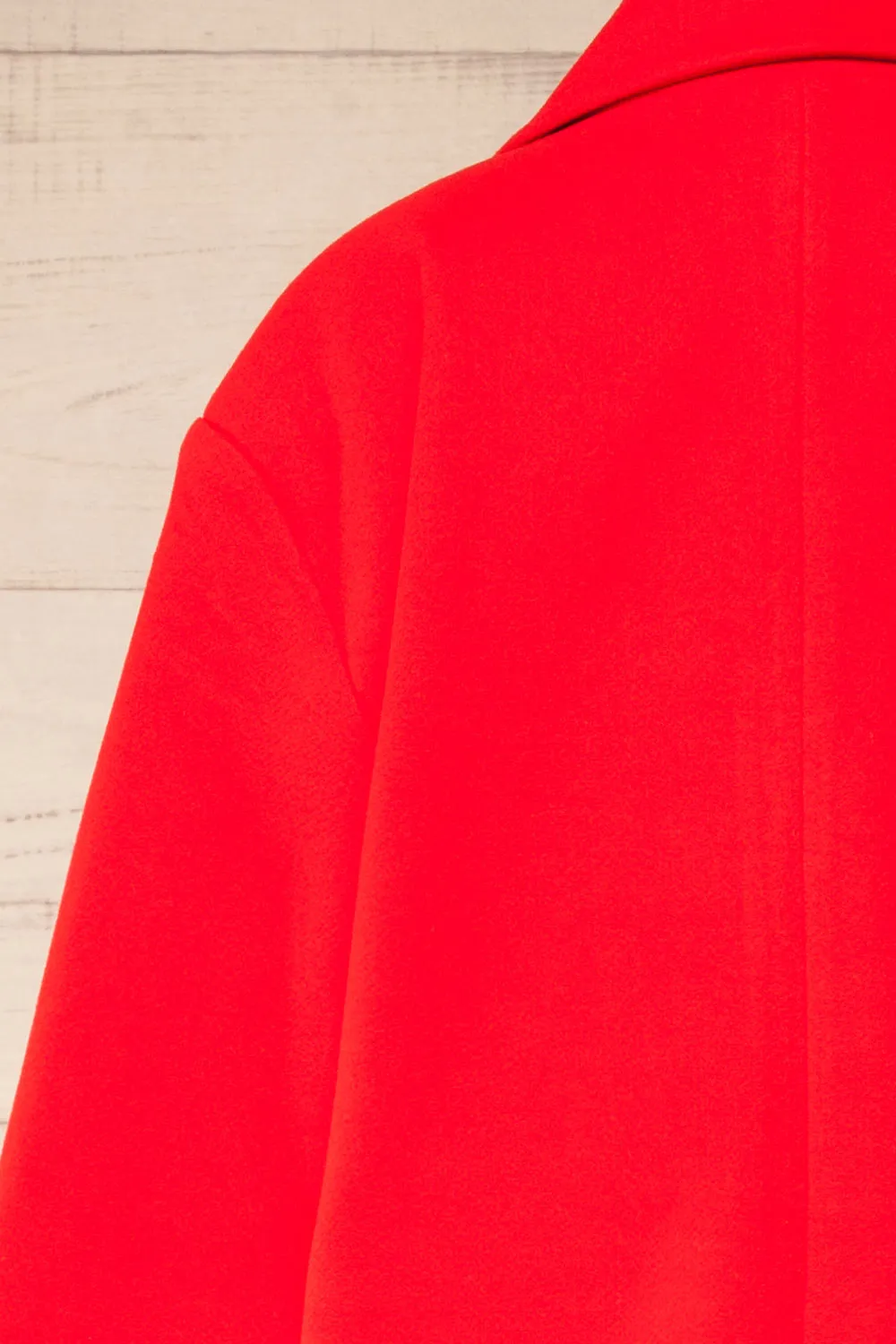 Broadway | Red Oversized Trench Coat