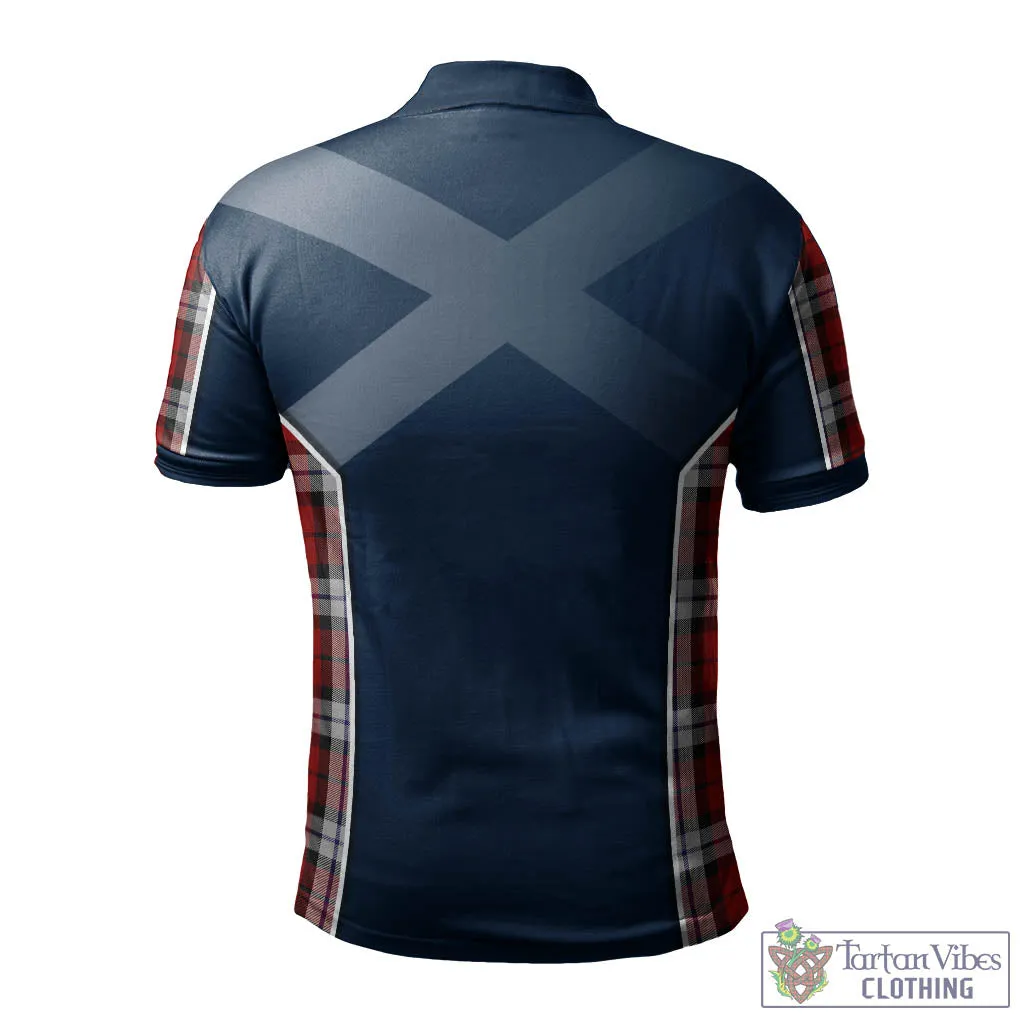 Brodie Dress Tartan Men's Polo Shirt with Family Crest and Lion Rampant Vibes Sport Style