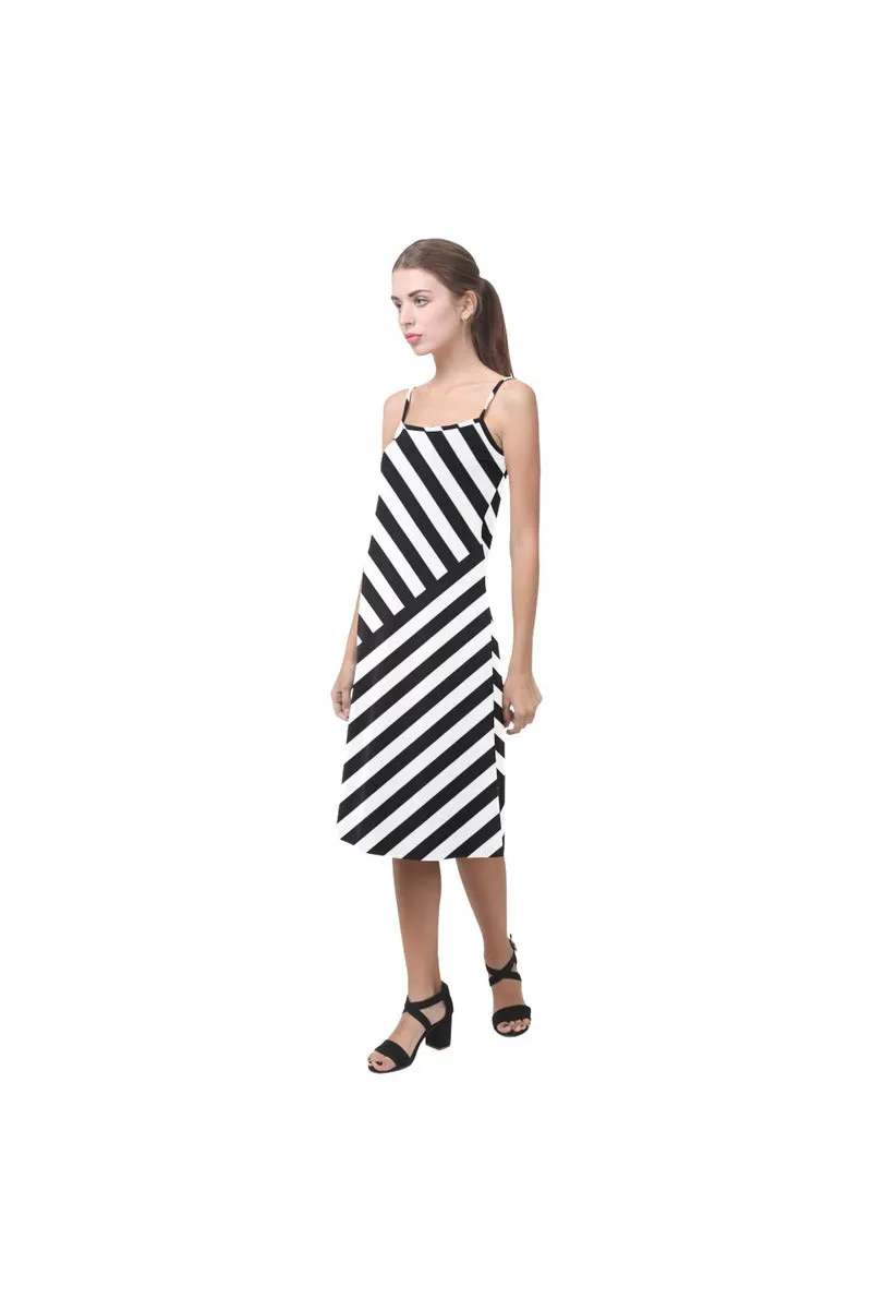 Butting Stripes Alcestis Slip Dress