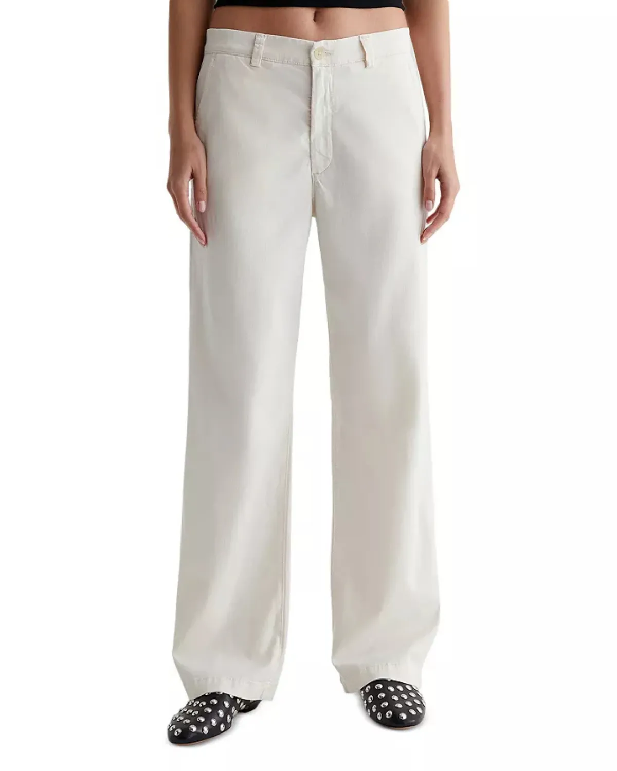 Caden Straight Trouser (Powder)