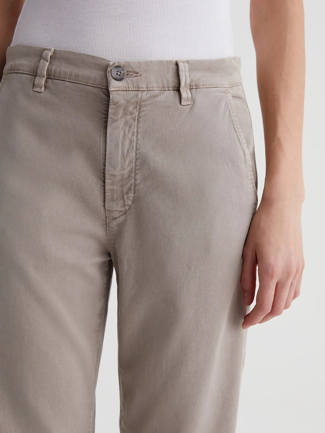 Caden Straight Trouser - Sulfur Desert Taupe