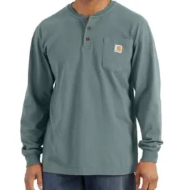 Carhartt Long Sleeve Henley Dark Teal