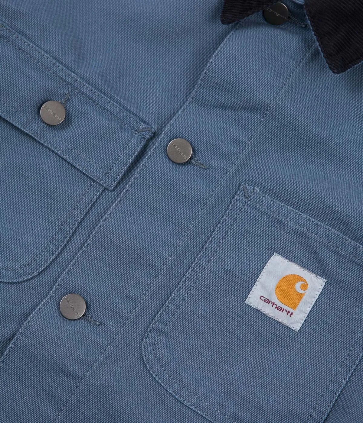 Carhartt Michigan Chore Coat - Stone Blue / Dark Navy