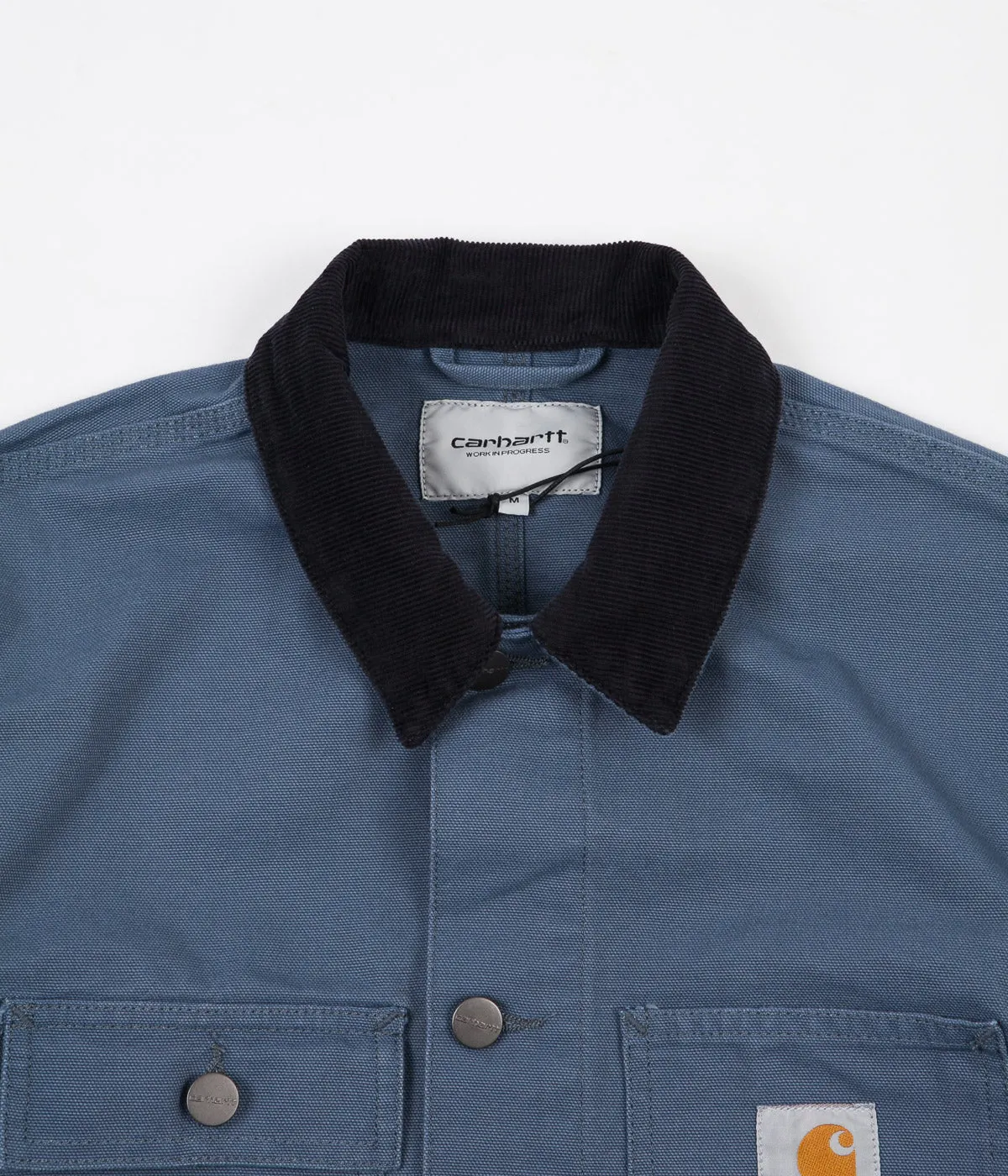 Carhartt Michigan Chore Coat - Stone Blue / Dark Navy