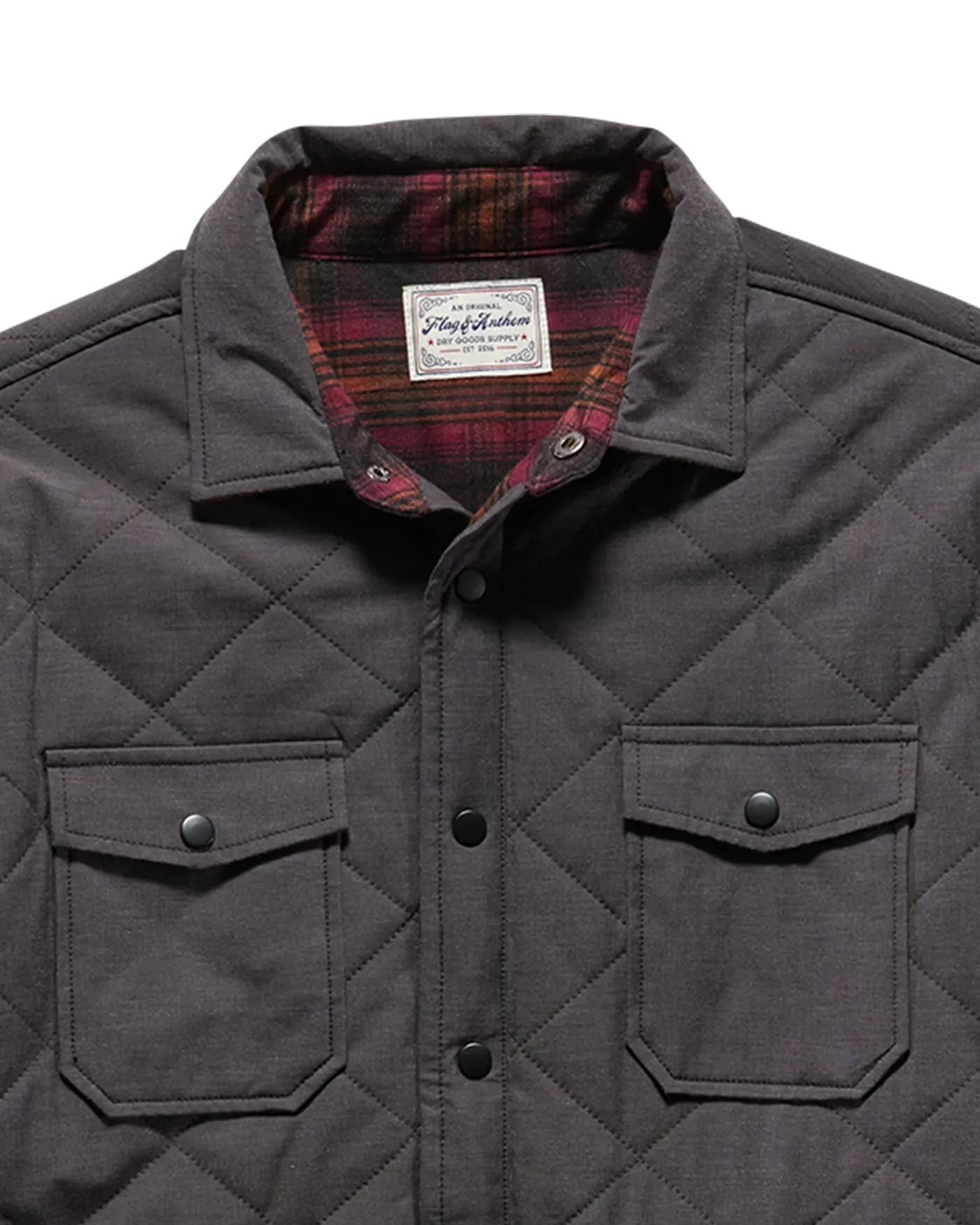 CHAPIN FLANNEL-LINED QUILTED JACKET