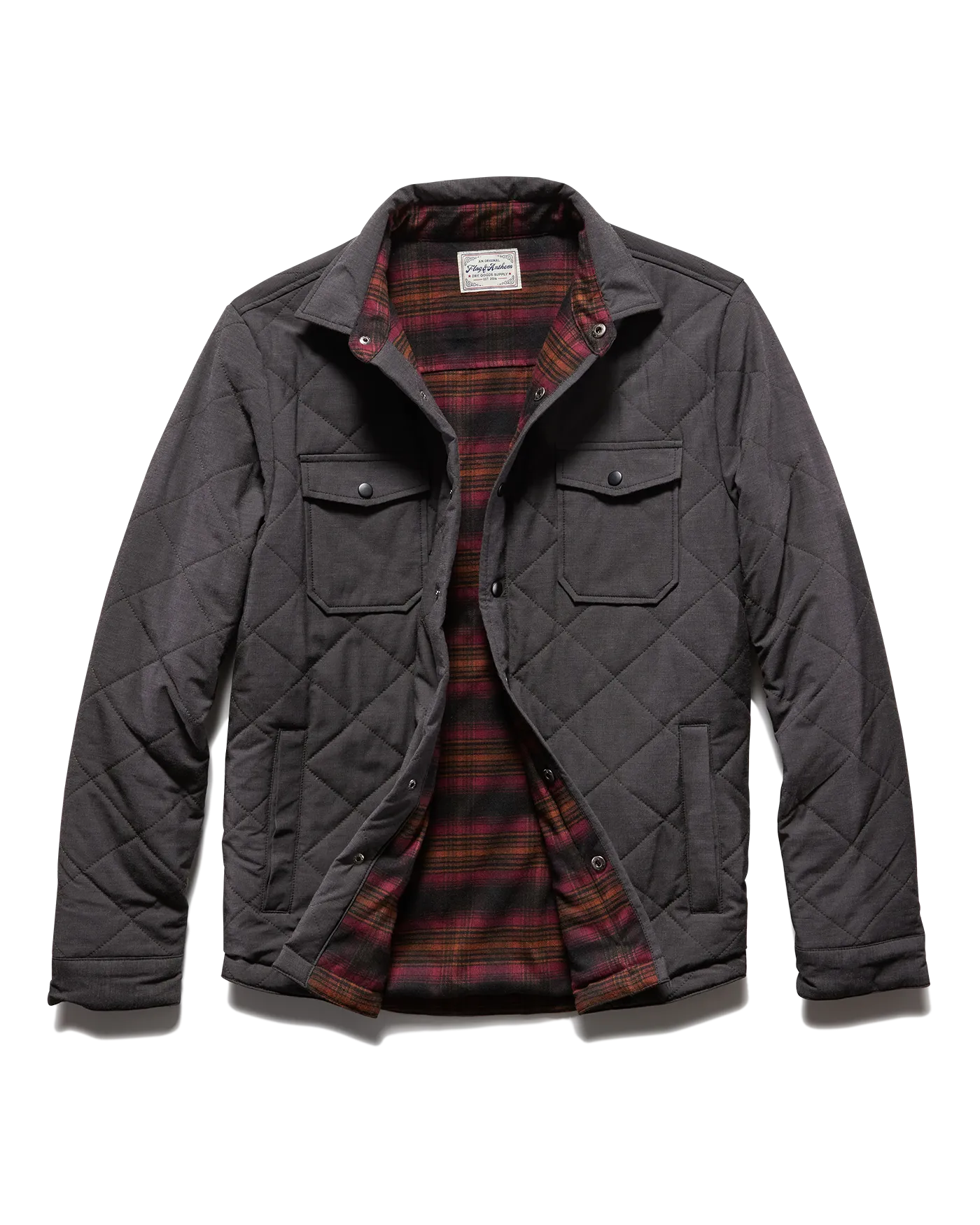 CHAPIN FLANNEL-LINED QUILTED JACKET