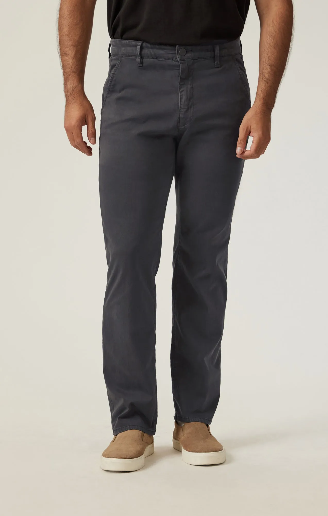 Charisma Relaxed Straight Chino in Ash Twill