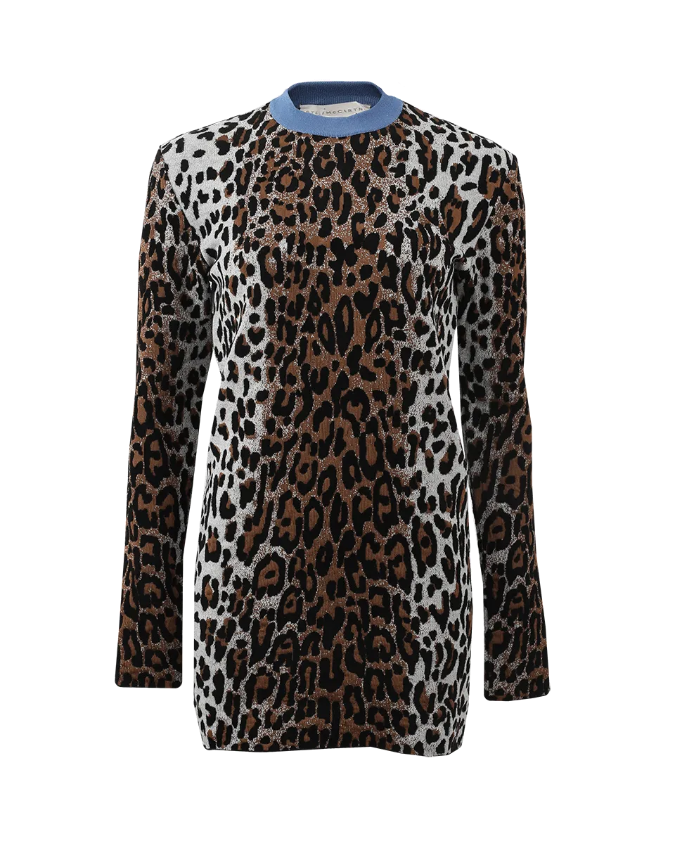 Cheetah Jacquard Pullover