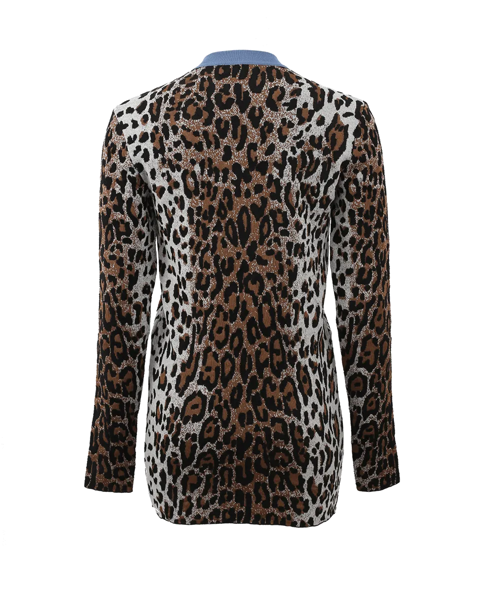 Cheetah Jacquard Pullover