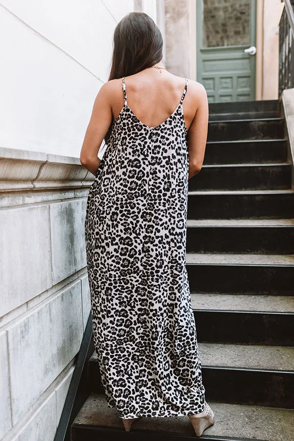 Chic City Style Leopard Maxi In Ivory