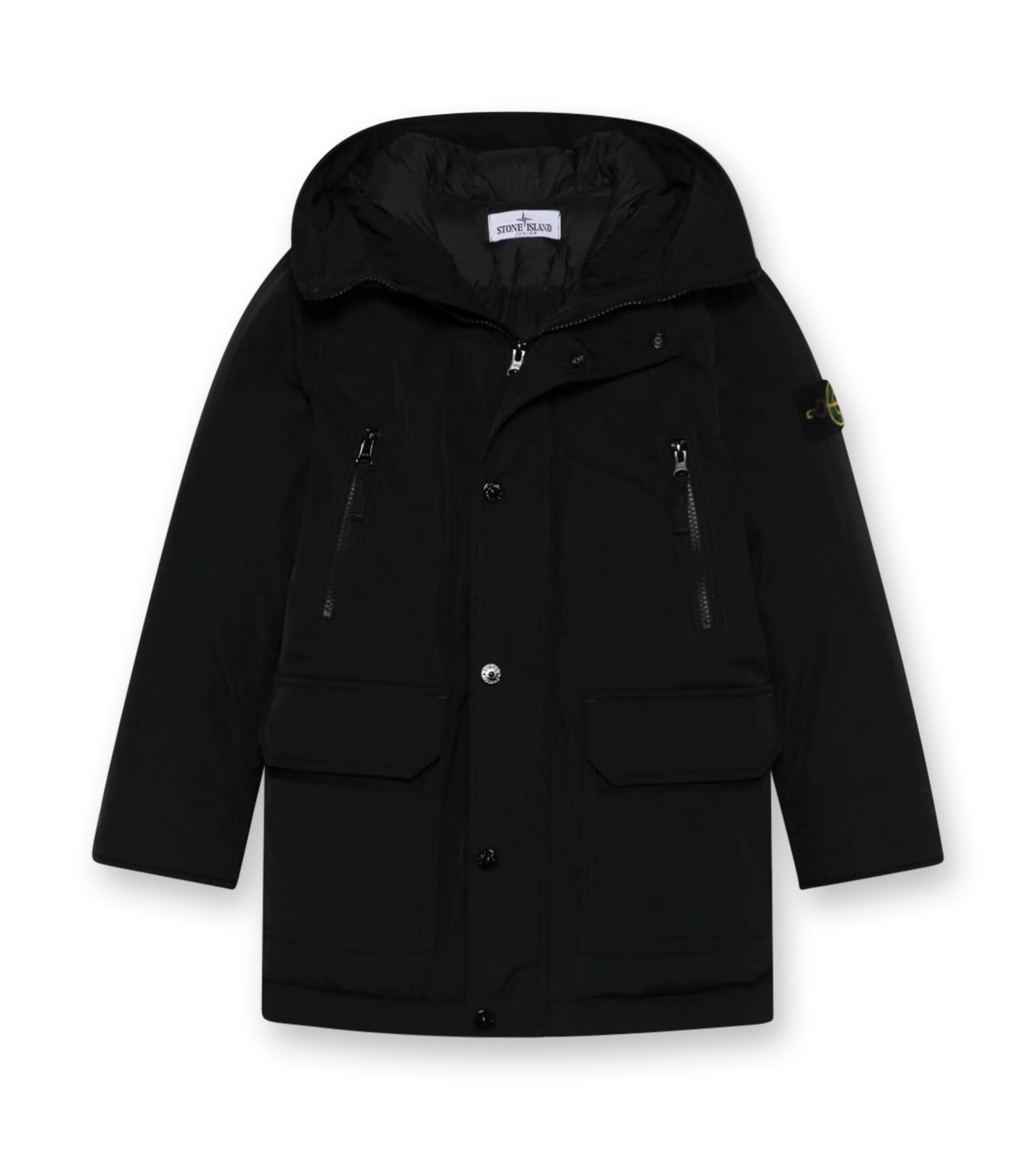 Compass-badge Jacket Black