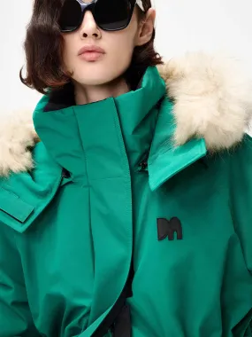 Detachable Hooded Mid Down Jacket