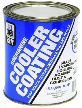 Dial 5347 Cooler Coating, Premium, Asphaltic-Coated, For: Evaporative Cooler Purge Systems :QUART: QUANTITY: 1