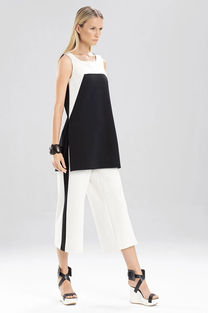 Double Knit Jersey Color Block Swing Tunic