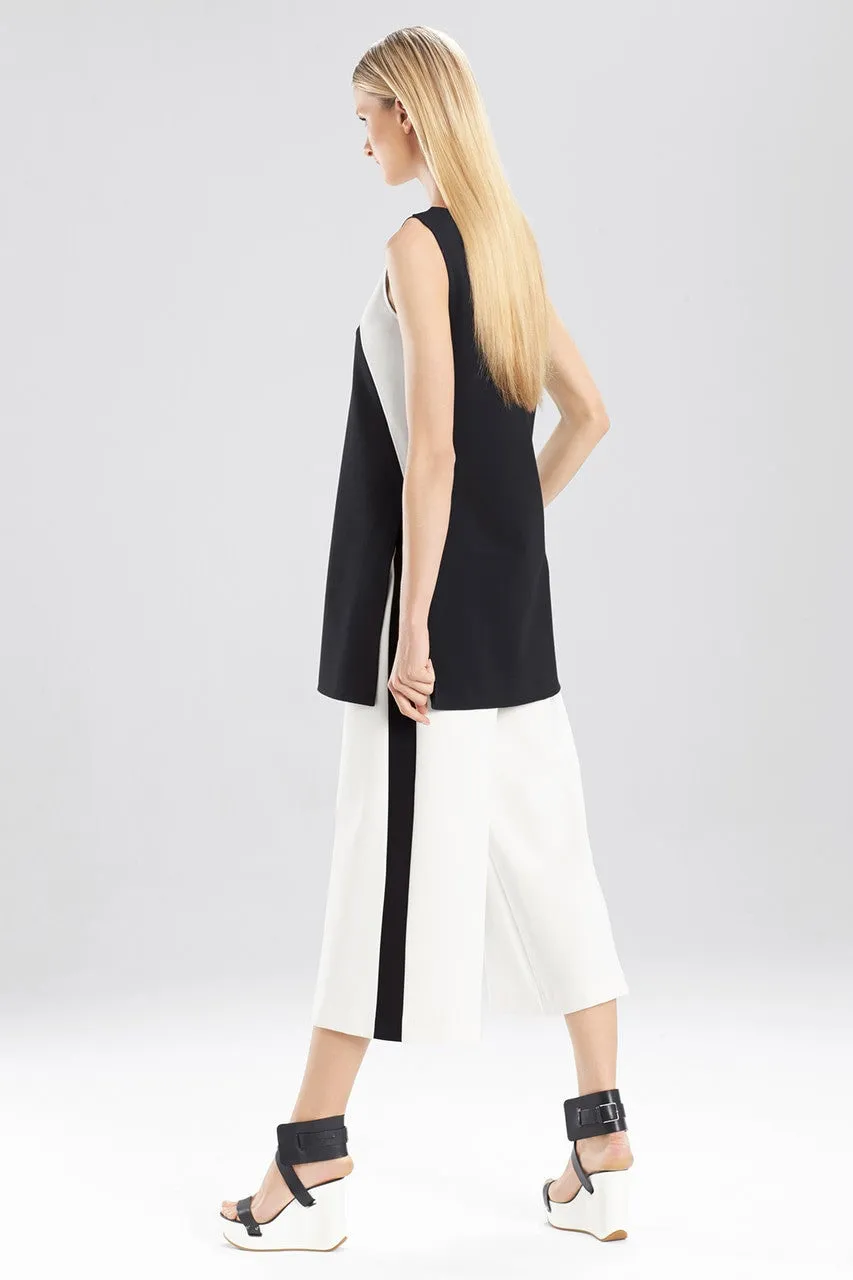 Double Knit Jersey Color Block Swing Tunic