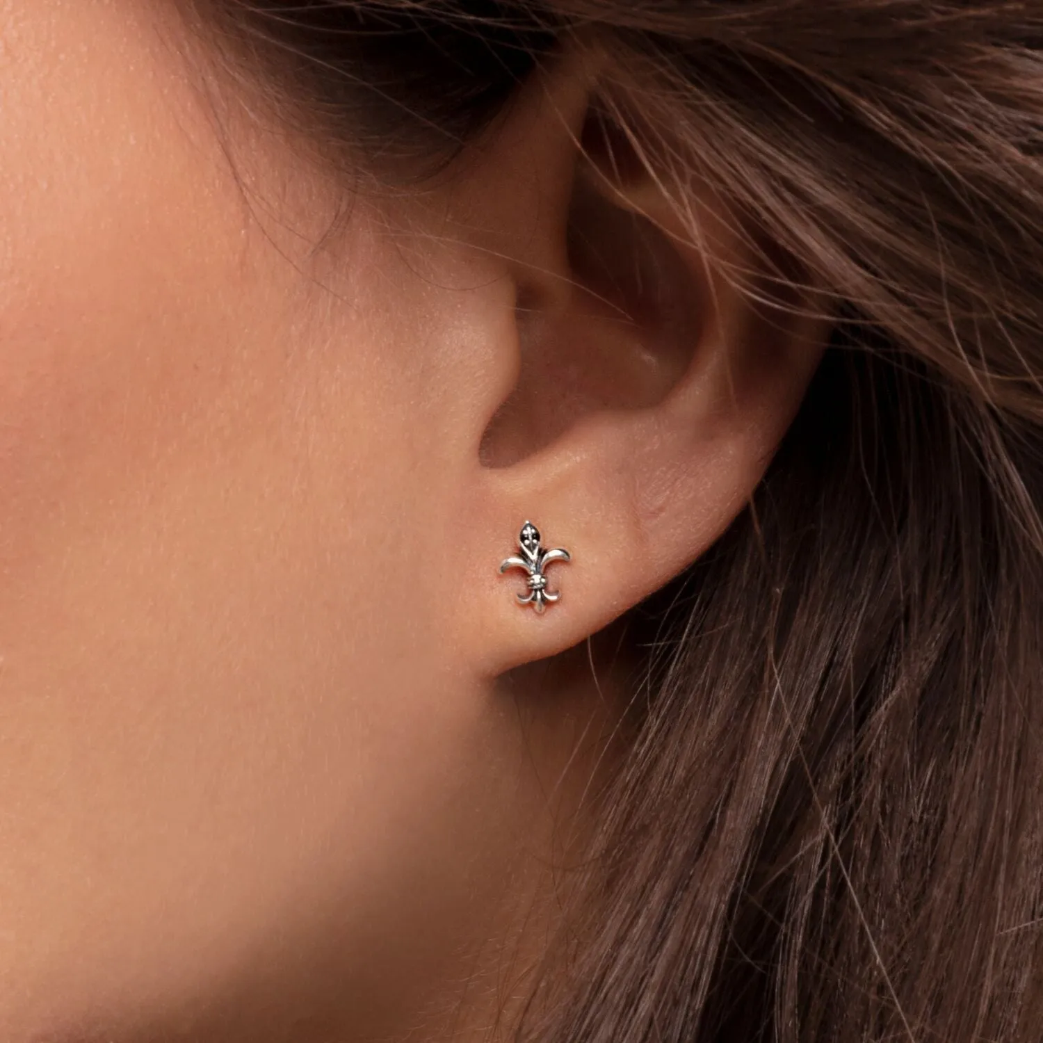 Ear Studs Fleur-de-lis