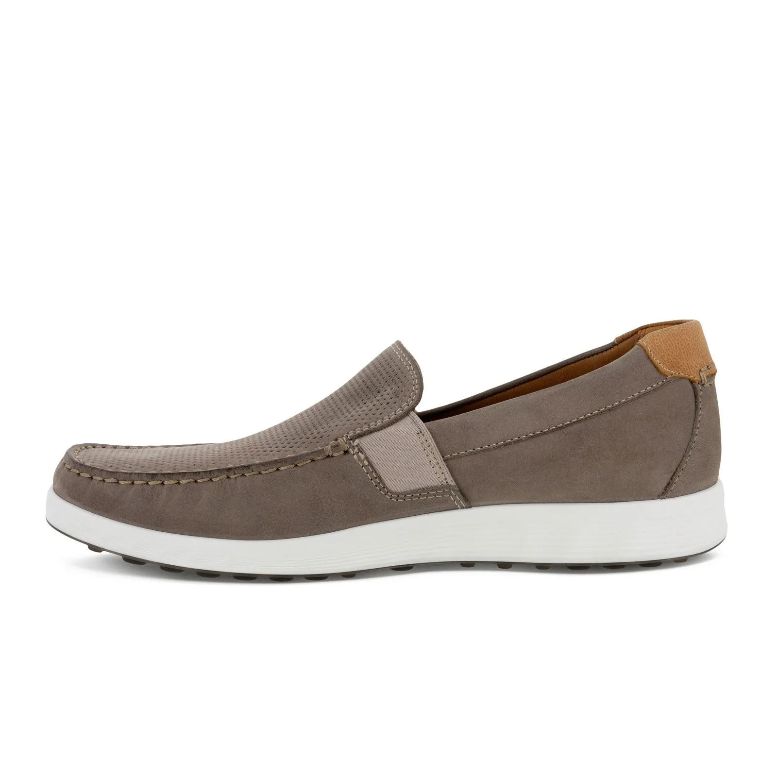 ECCO S Lite Moc Slip On (Men) - Warm Grey/Cognac