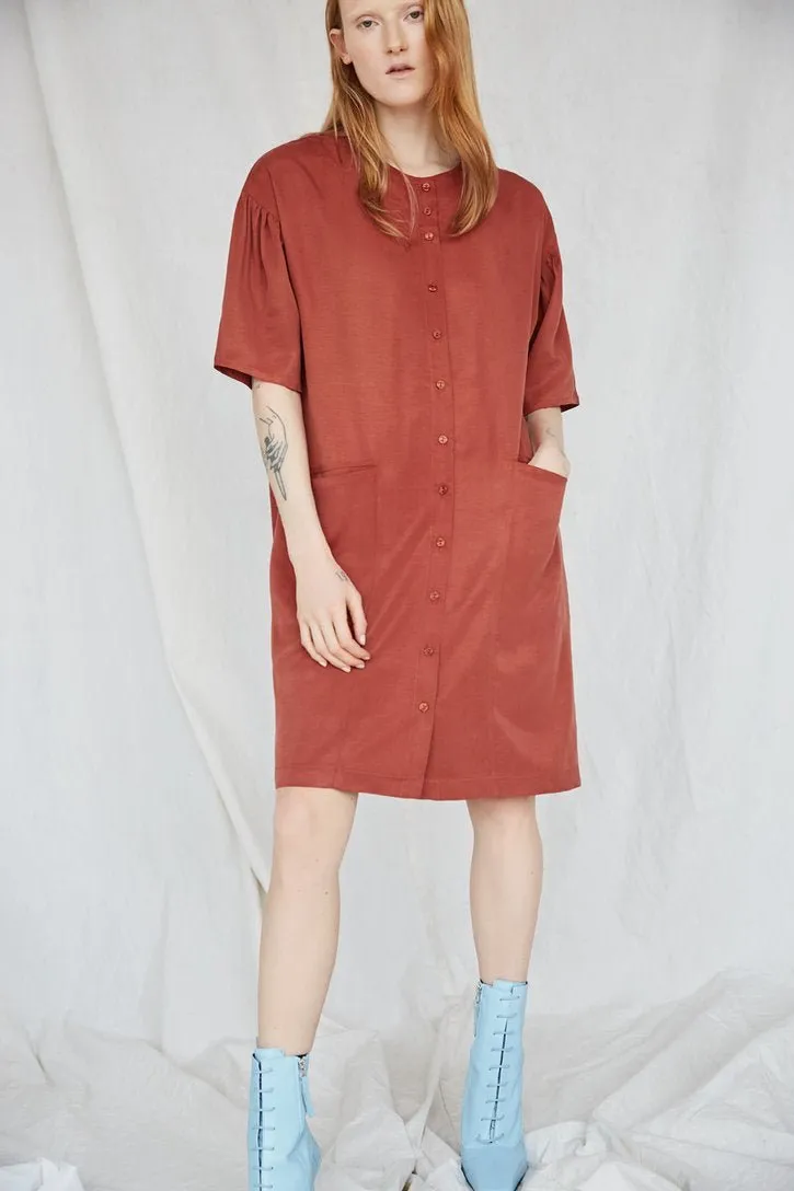 Eve Gravel Lullaby Dress - Dusty Pink or Rust (Online Exclusive)