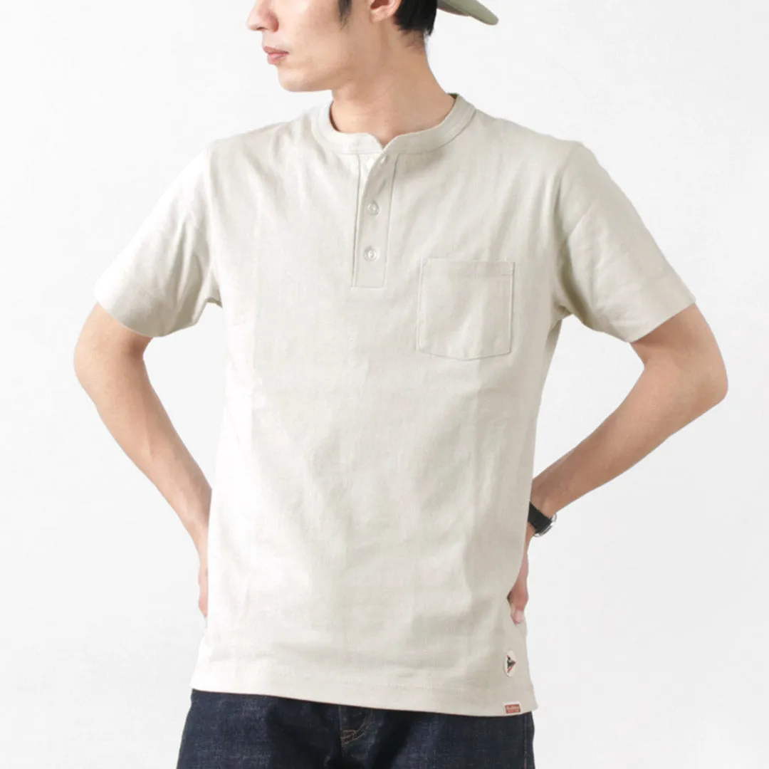 FELCO / Pocket Henley Neck T-shirt